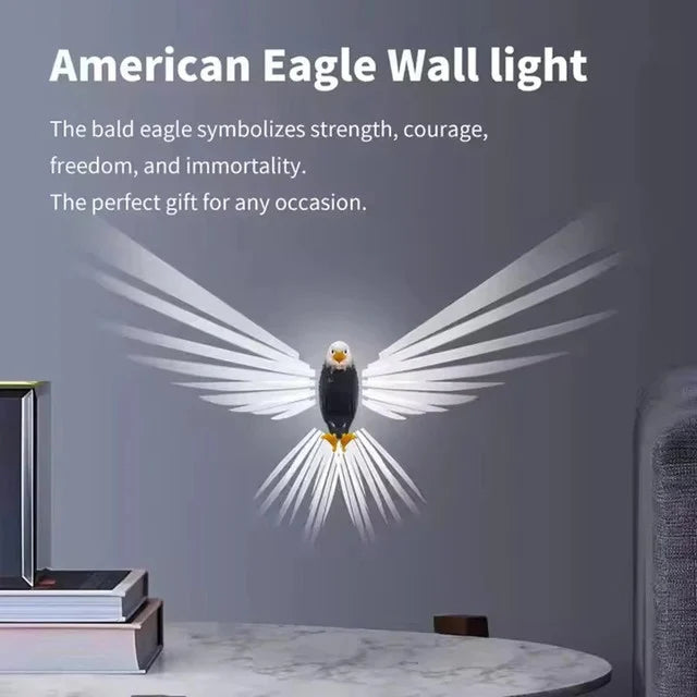 Bald EagleTable/wall lamp hawk Light AC-powered 85-265V for Home Decoration Living Room Foyer Study Bedroom Nightstand Lights